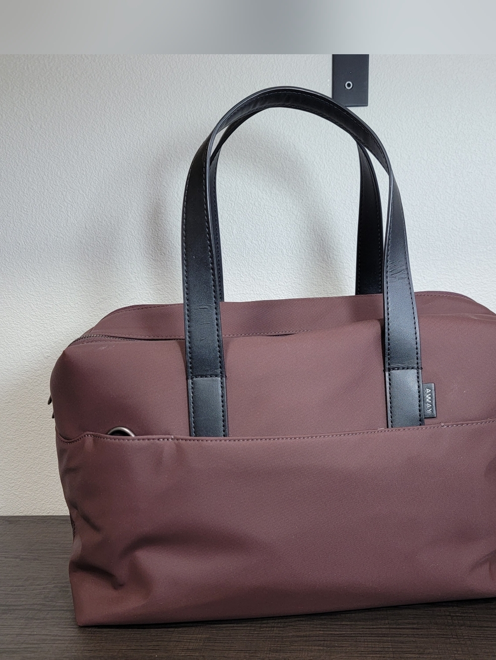 Away The Everywhere Bag In Burgandy  No Shoulder Strap